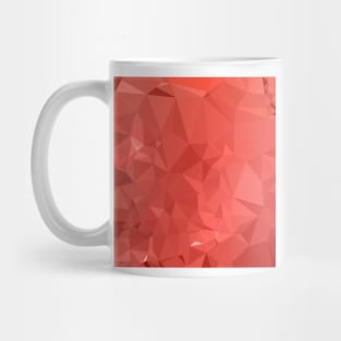 American Rose Red Abstract Low Polygon Background Mug